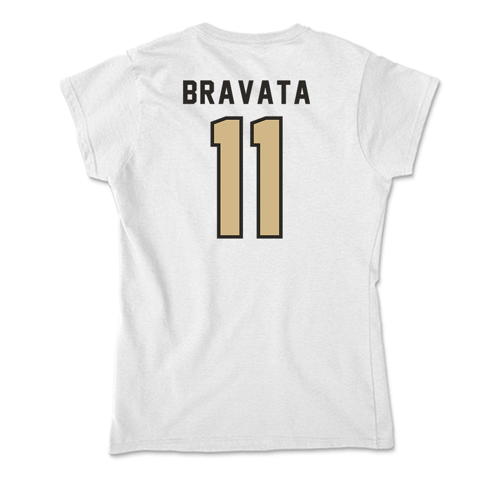 PFW - NCAA Women's Soccer : Madelyn Bravata - Soft Style Women’s T-Shirt-1