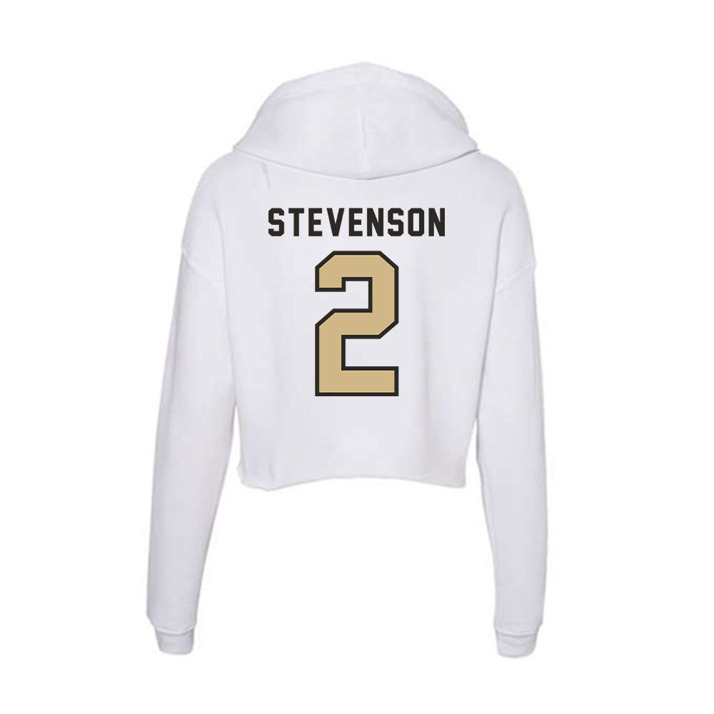 PFW - NCAA Men's Basketball : Mikale Stevenson - Women's Crop Fleece Hoodie-1