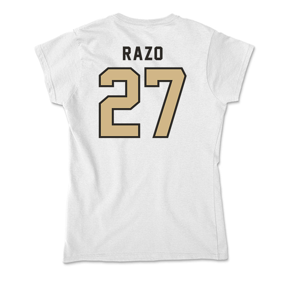 PFW - NCAA Men's Soccer : Brandon Razo - Soft Style Women’s T-Shirt-1
