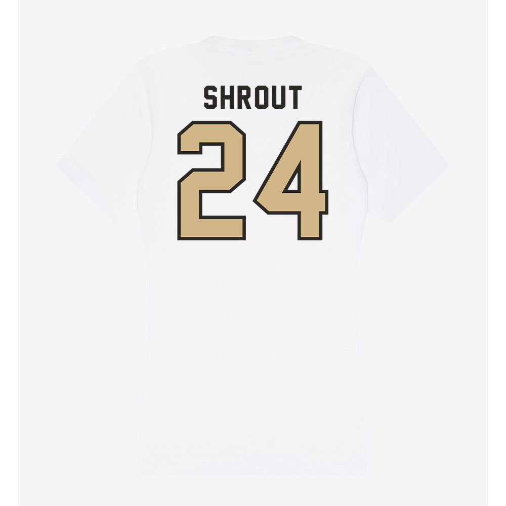 PFW - NCAA Men's Basketball : Mason Shrout - Women's V-Neck T-Shirt-1