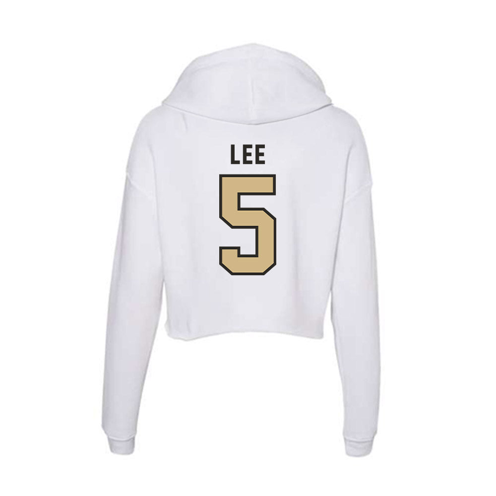 PFW - NCAA Women's Basketball : Lauren Lee - Women's Crop Fleece Hoodie-1