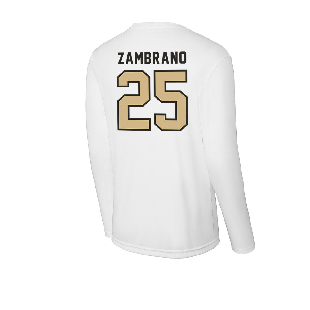 PFW - NCAA Men's Soccer : Julian Zambrano - Activewear Long Sleeve T-Shirt-1