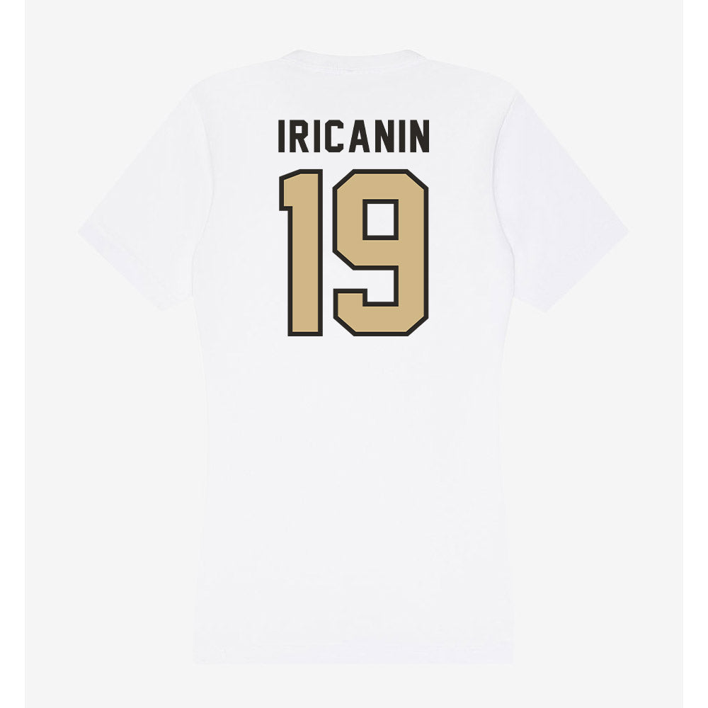 PFW - NCAA Men's Soccer : Stefan Iricanin - Women's V-Neck T-Shirt-1