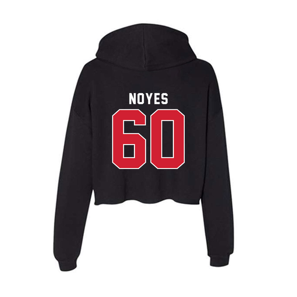 Fairfield - NCAA Men's Lacrosse : Chase Noyes - Women's Crop Fleece Hoodie-1