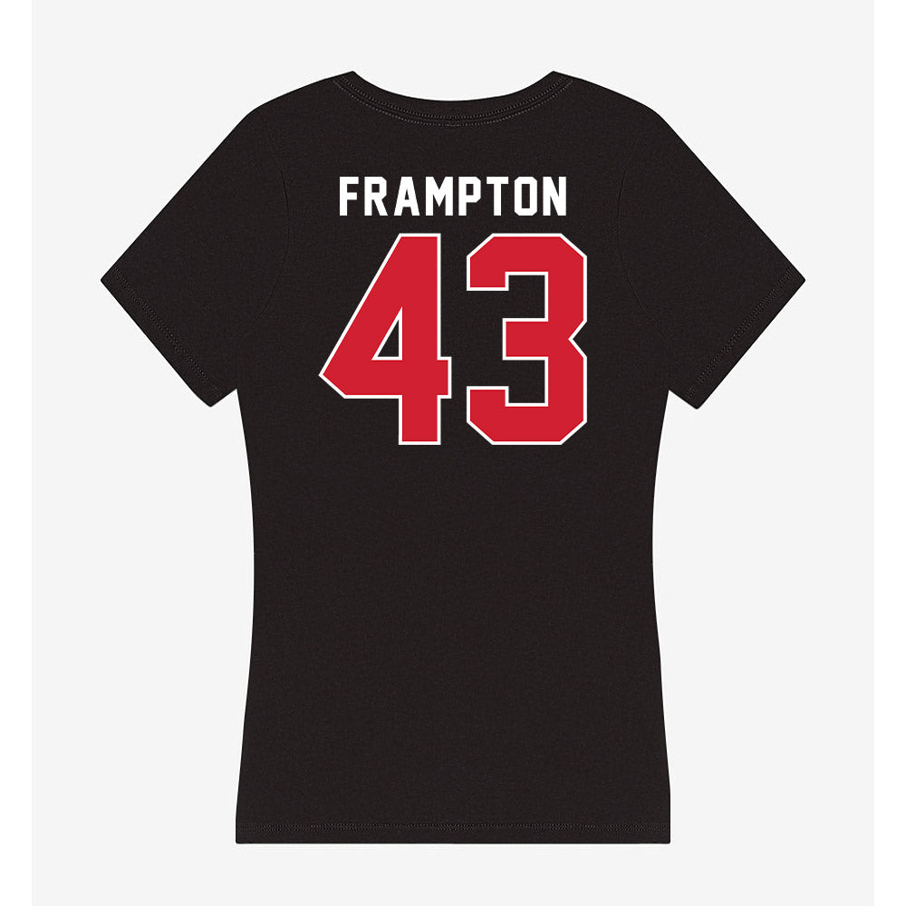 Fairfield - NCAA Men's Lacrosse : Tyler Frampton - Women's V-Neck T-Shirt-1