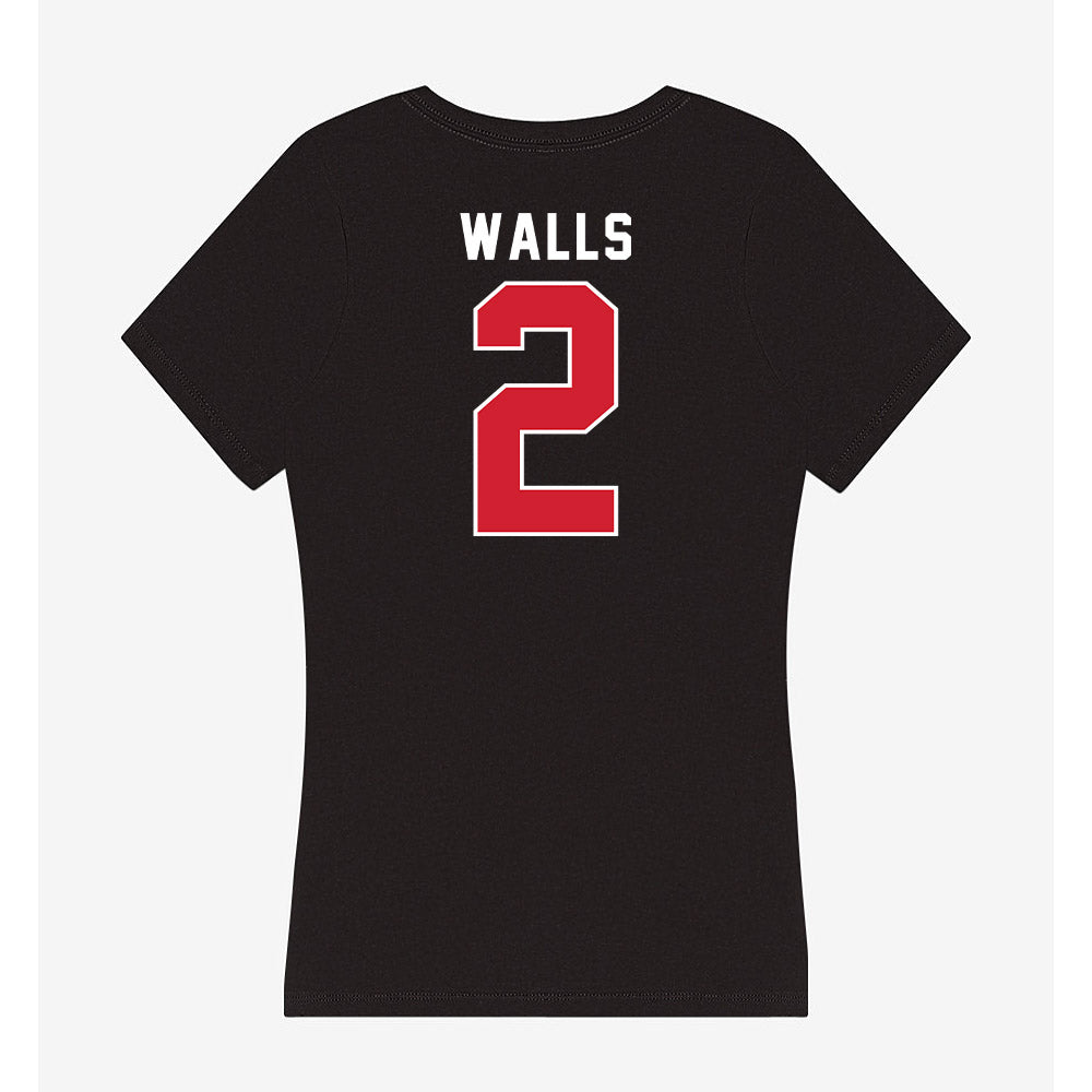 Fairfield - NCAA Softball : Caroline Walls - Women's V-Neck T-Shirt-1