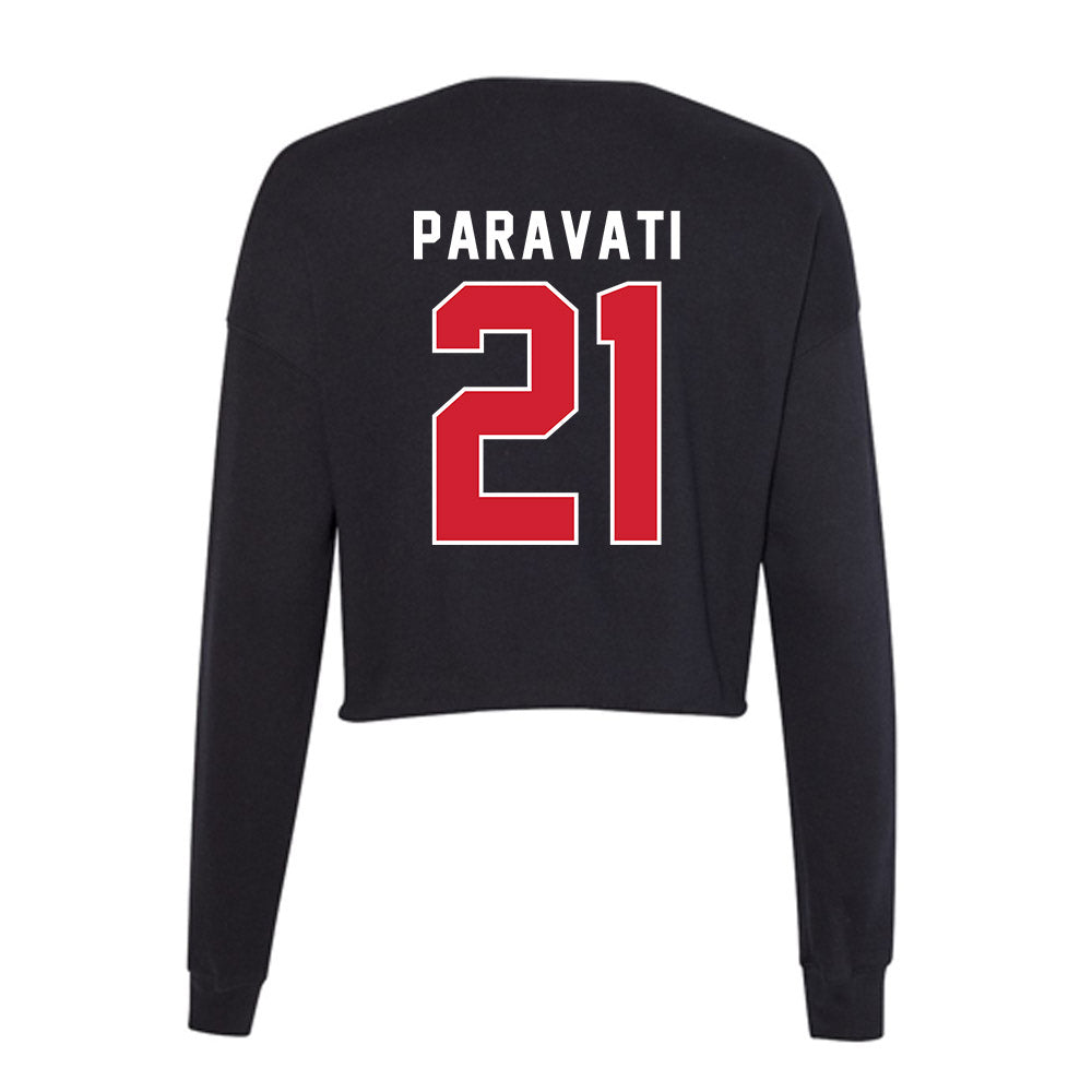 Fairfield - NCAA Softball : Anna Paravati - Women's Cropped Crew Fleece-1
