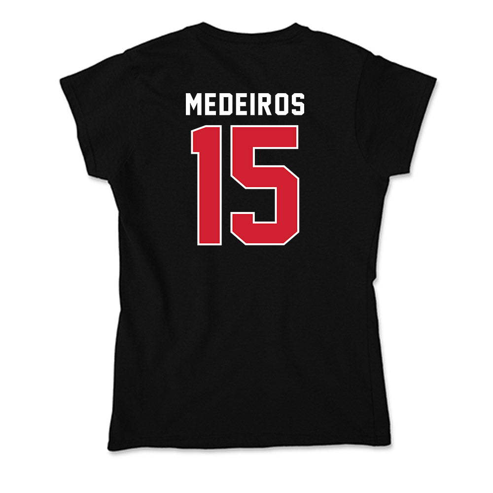 Fairfield - NCAA Men's Soccer : Dylan Medeiros - Soft Style Women’s T-Shirt-1