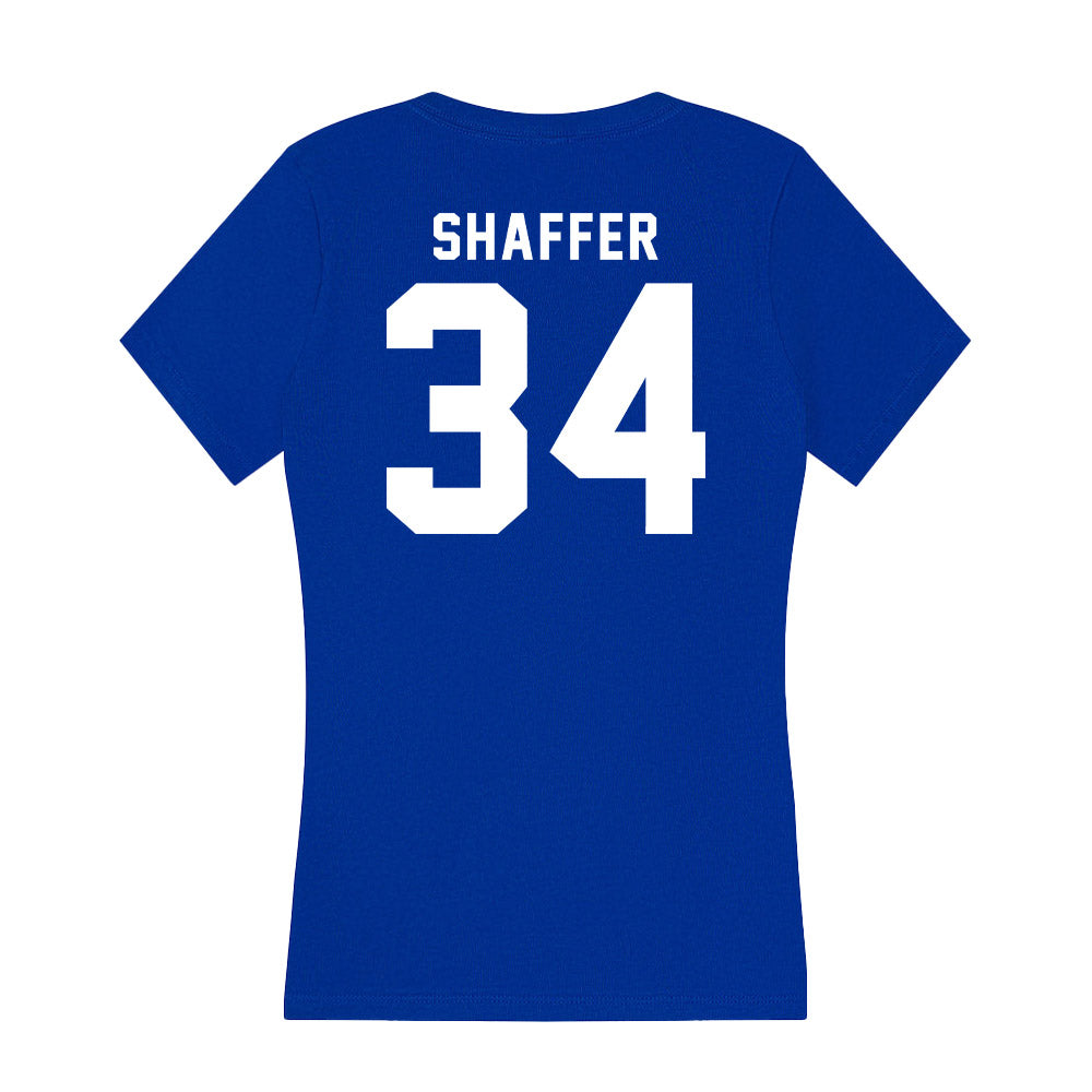 Delaware - NCAA Softball : Sydney Shaffer - Women's V-Neck T-Shirt-1