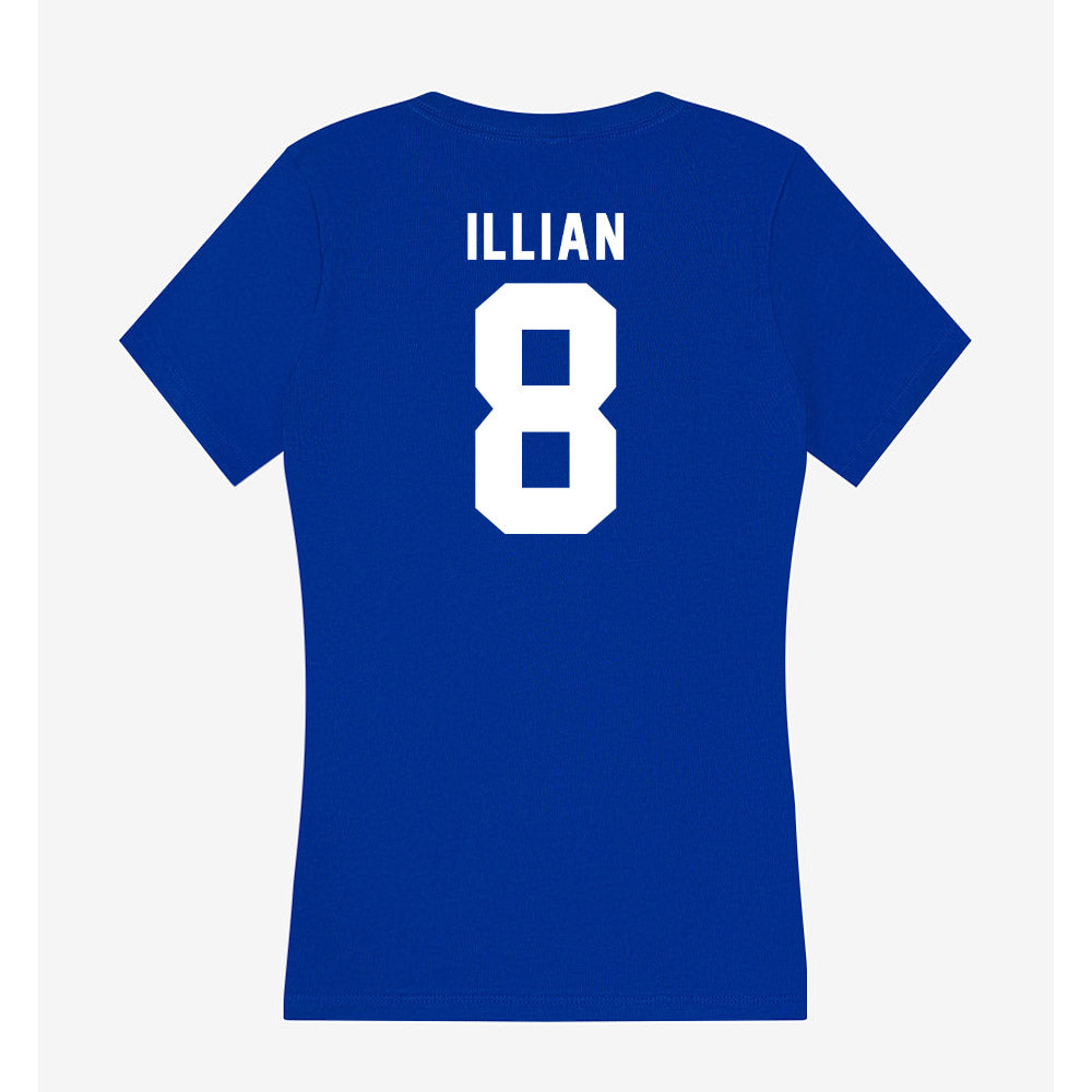 Delaware - NCAA Men's Soccer : Jordan Illian - Women's V-Neck T-Shirt-1