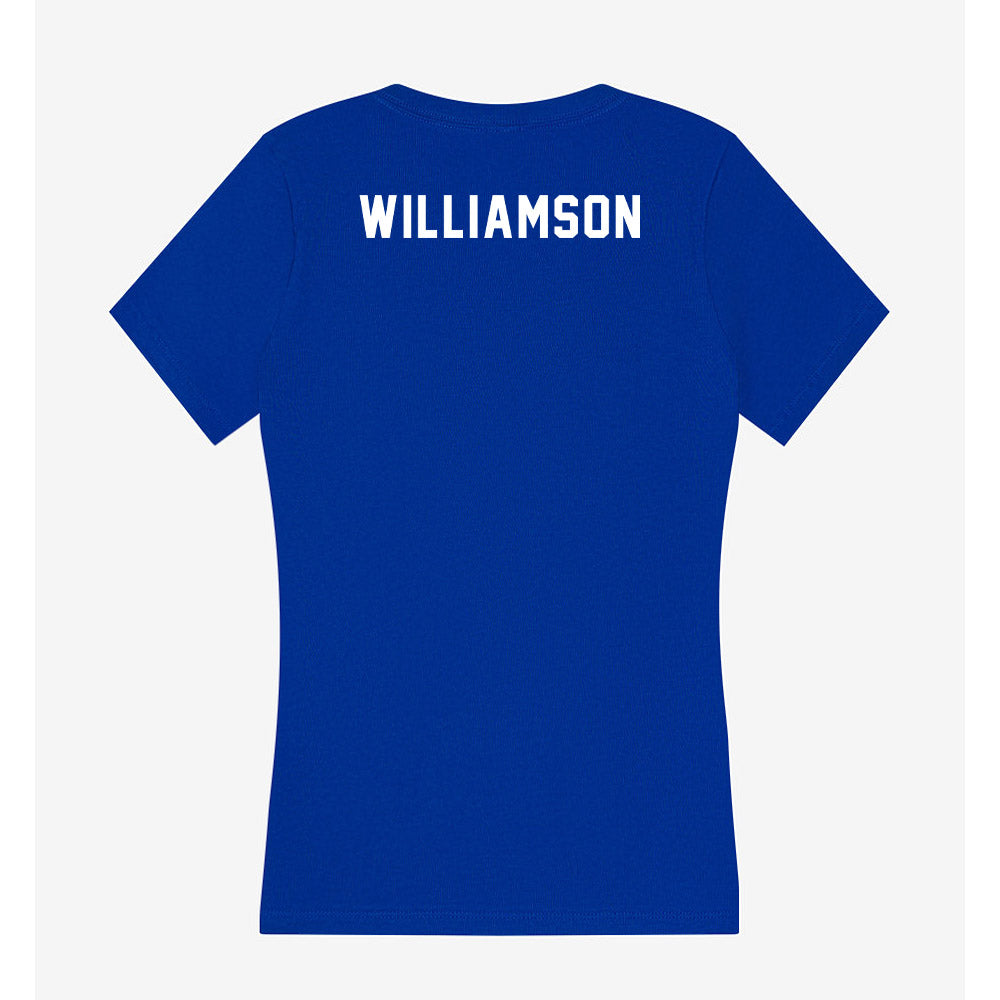 Delaware - NCAA Women's Field Hockey : Tetje Williamson - Women's V-Neck T-Shirt-1