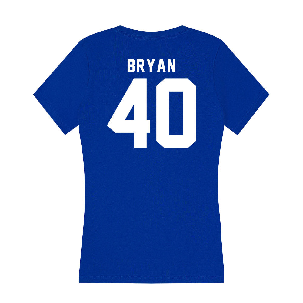 Delaware - NCAA Baseball : Dylan Bryan - Women's V-Neck T-Shirt-1