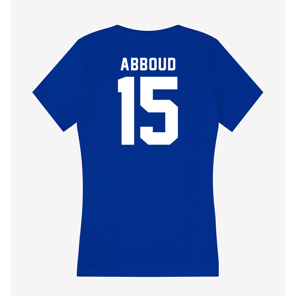 Delaware - NCAA Ice Hockey : Wren Abboud - Women's V-Neck T-Shirt-1