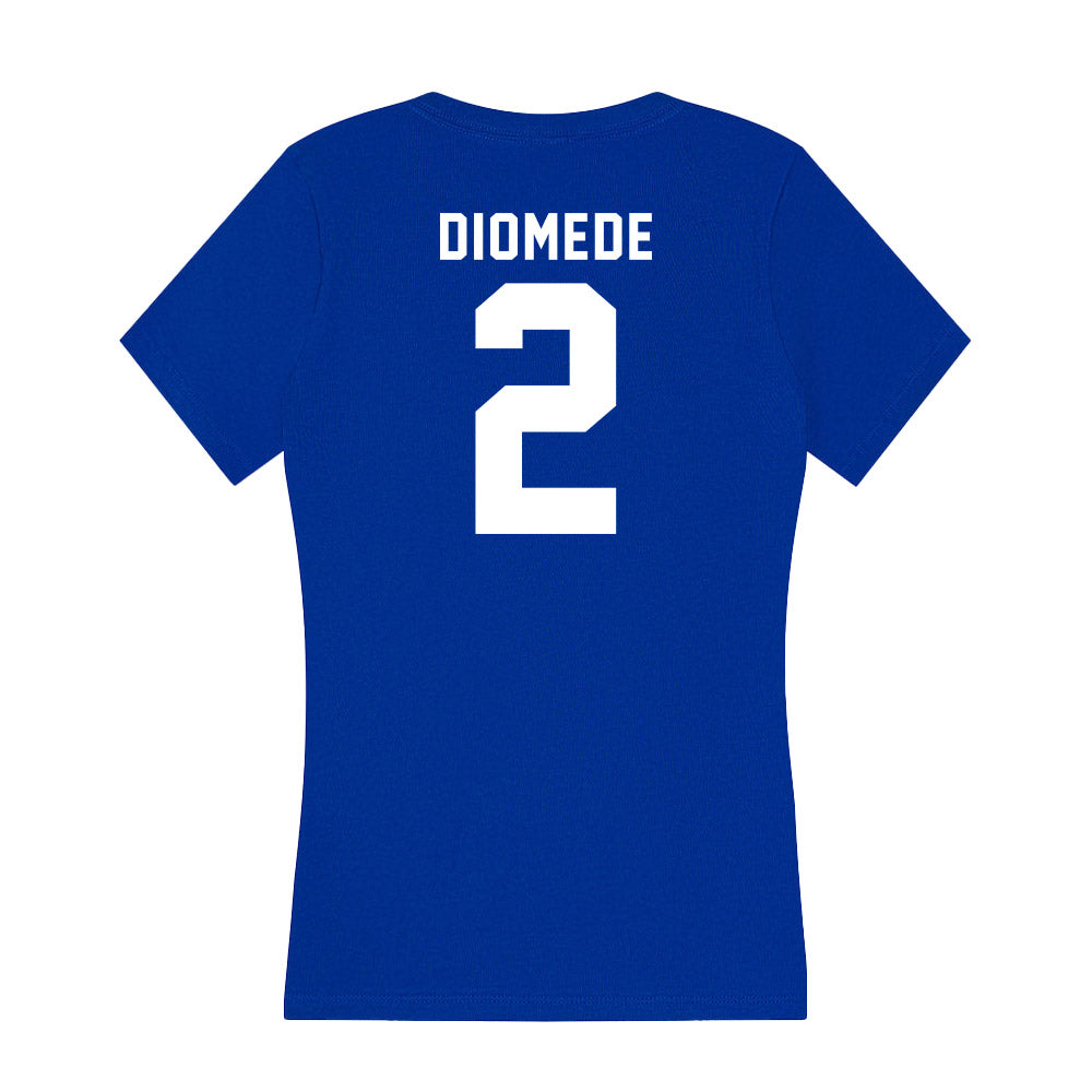 Delaware - NCAA Softball : Veronica Diomede - Women's V-Neck T-Shirt-1