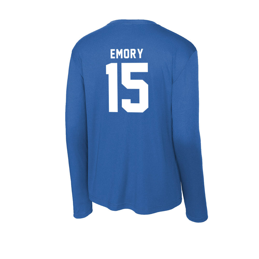 Delaware - NCAA Men's Basketball : Houston Emory - Activewear Long Sleeve T-Shirt-1
