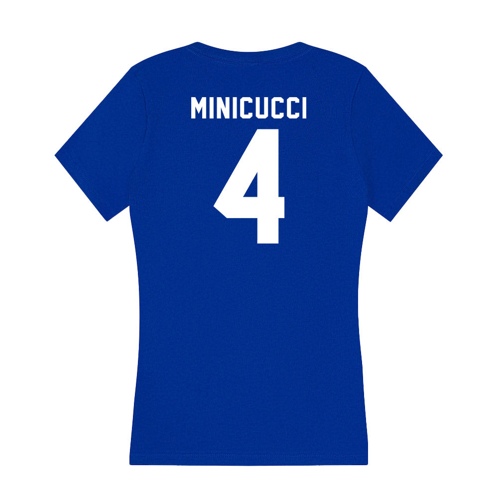 Delaware - NCAA Football : Nicholas Minicucci - Women's V-Neck T-Shirt-1