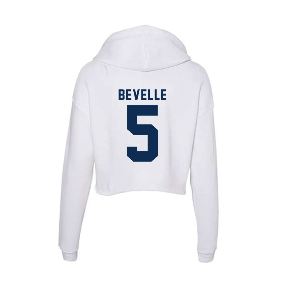 FAU - NCAA Women's Volleyball : kierstin bevelle - Women's Crop Fleece Hoodie-1