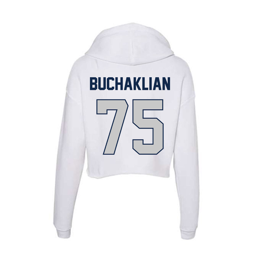BU - NCAA Football : kevork buchaklian - Women's Crop Fleece Hoodie-1