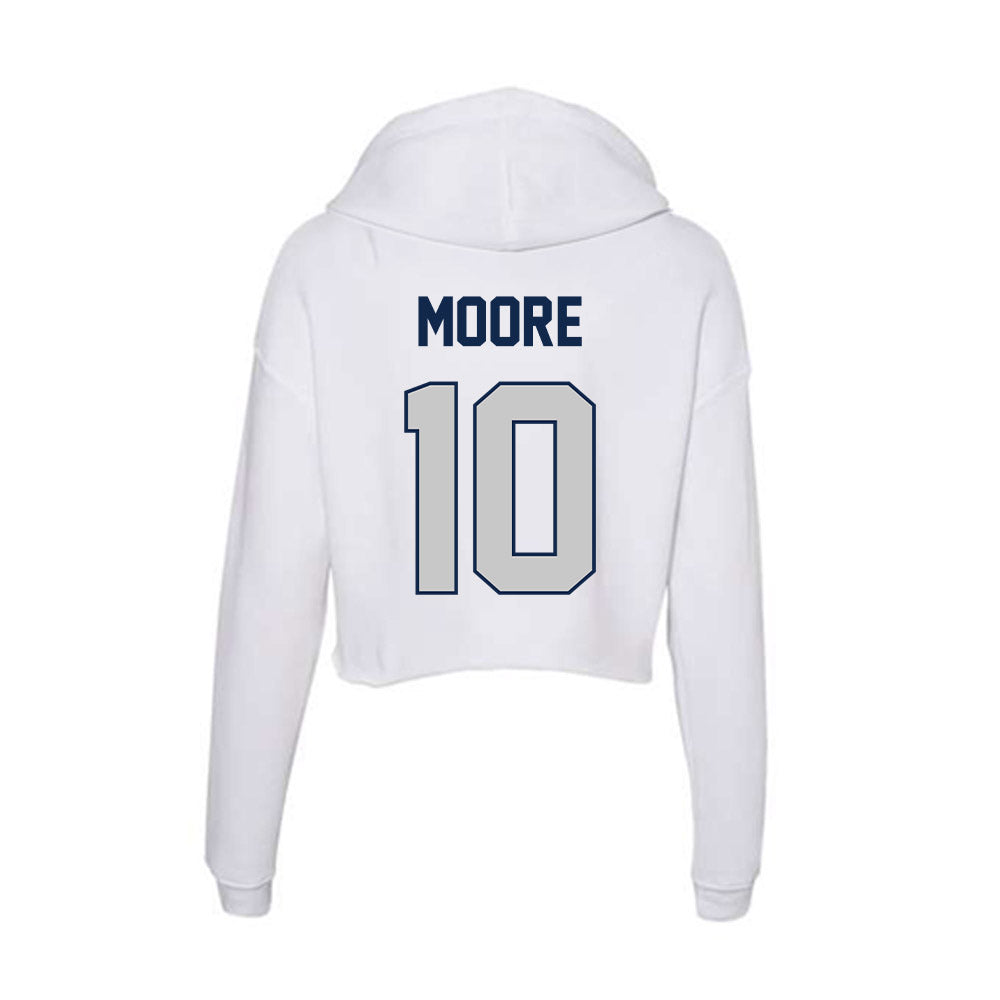 Butler - NCAA Baseball : Easton Moore - Women's Crop Fleece Hoodie-1
