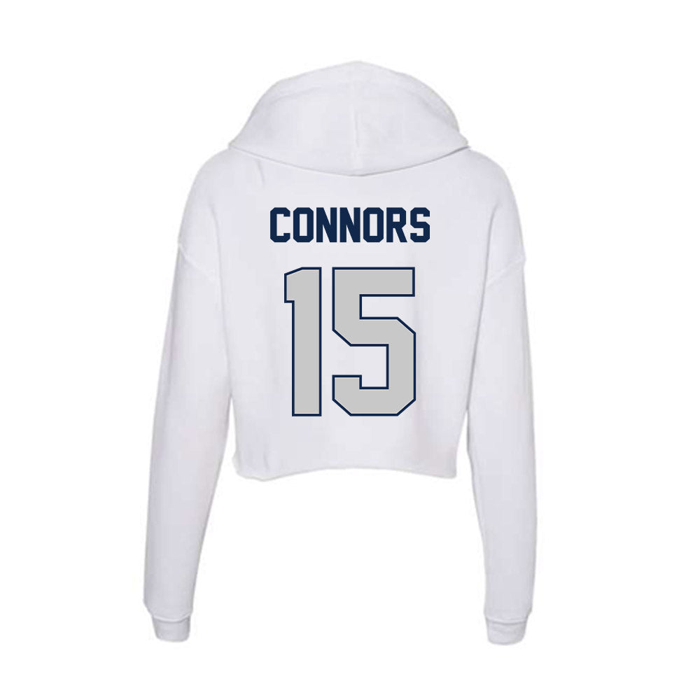 BU - NCAA Baseball : Keegan Connors - Women's Crop Fleece Hoodie-1