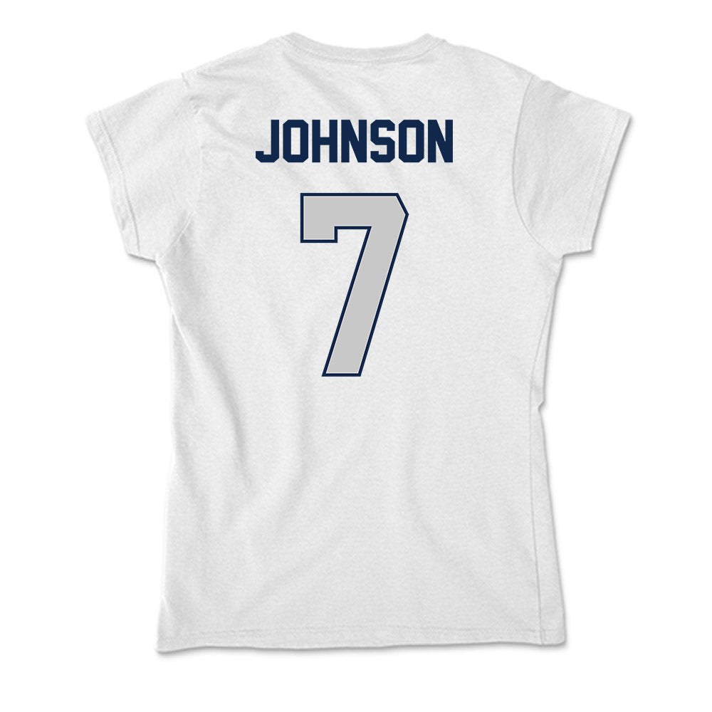 BU - NCAA Women's Basketball : McKenna Johnson - Soft Style Women’s T-Shirt-1