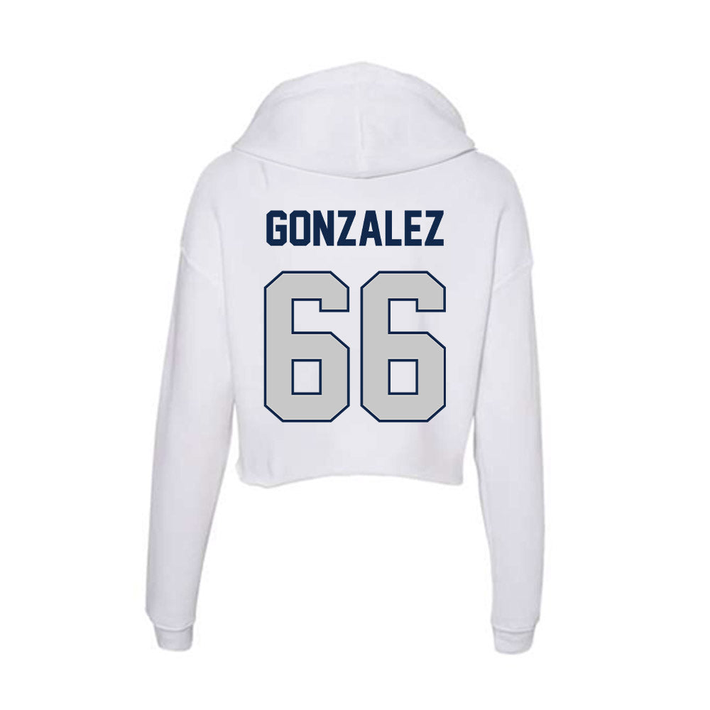 BU - NCAA Football : Fabian Gonzalez - Women's Crop Fleece Hoodie-1