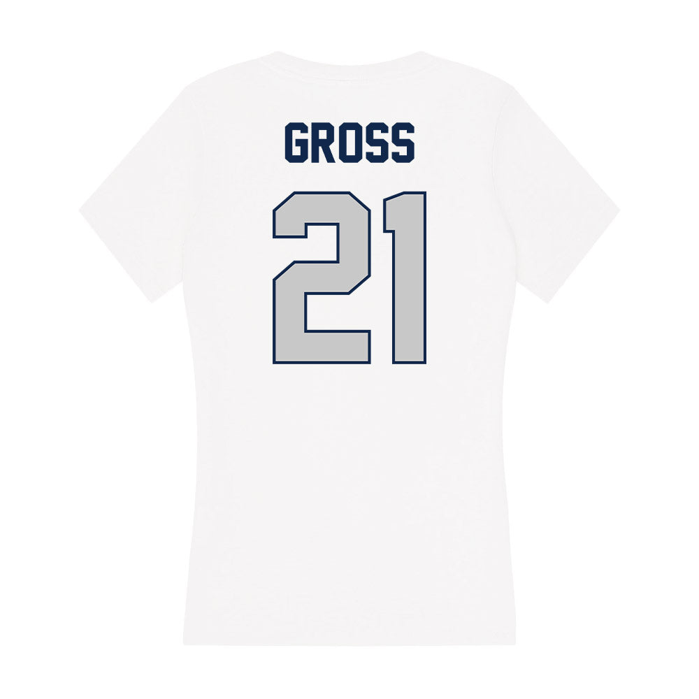 BU - NCAA Softball : Kaylee Gross - Women's V-Neck T-Shirt-1