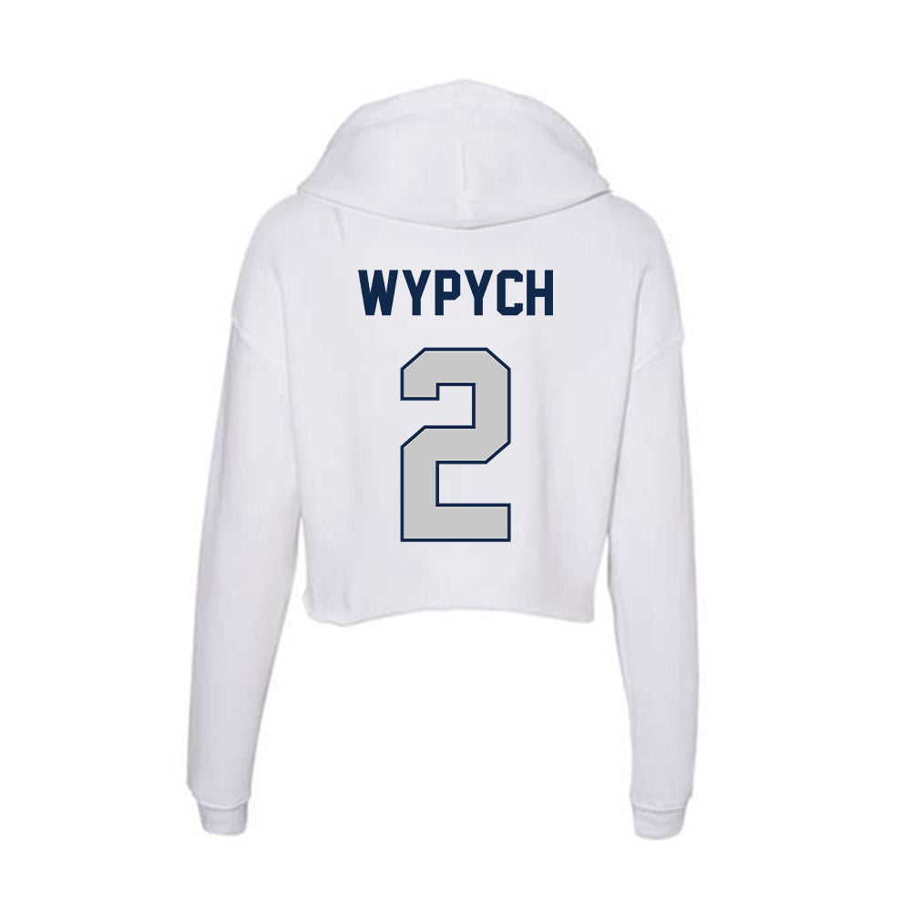 BU - NCAA Women's Basketball : Anna Wypych - Women's Crop Fleece Hoodie-1