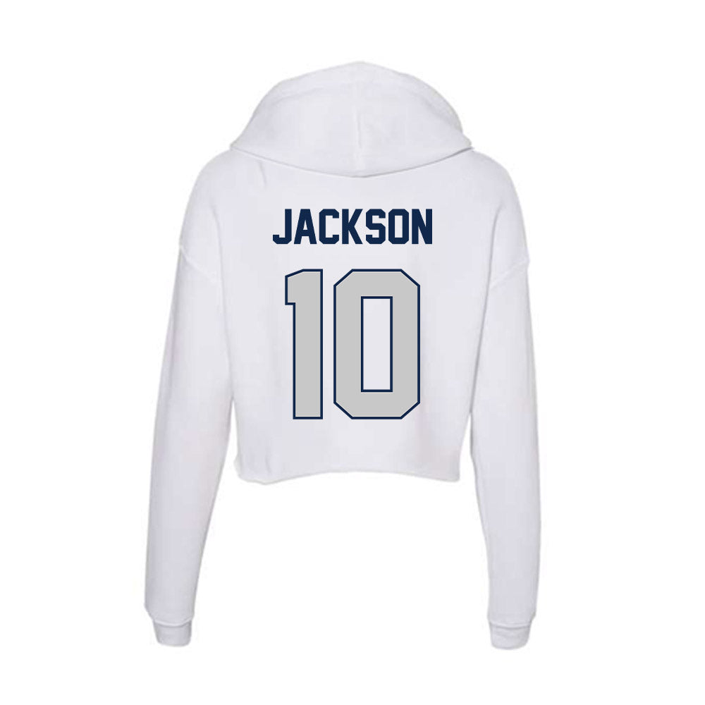 BU - NCAA Football : Jeremiah Jackson - Women's Crop Fleece Hoodie-1