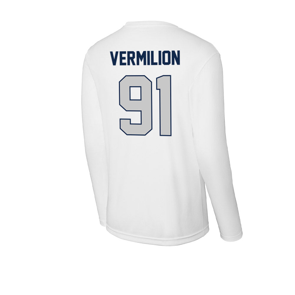 BU - NCAA Football : Christian Vermilion - Activewear Long Sleeve T-Shirt-1