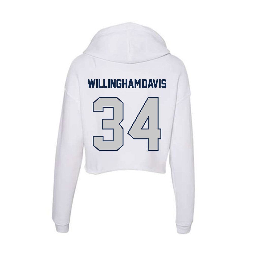 BU - NCAA Football : Zac Willingham-Davis - Women's Crop Fleece Hoodie-1