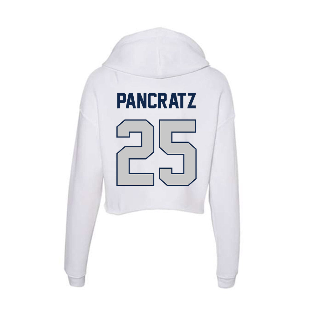 BU - NCAA Baseball : Gabriel Pancratz - Women's Crop Fleece Hoodie-1
