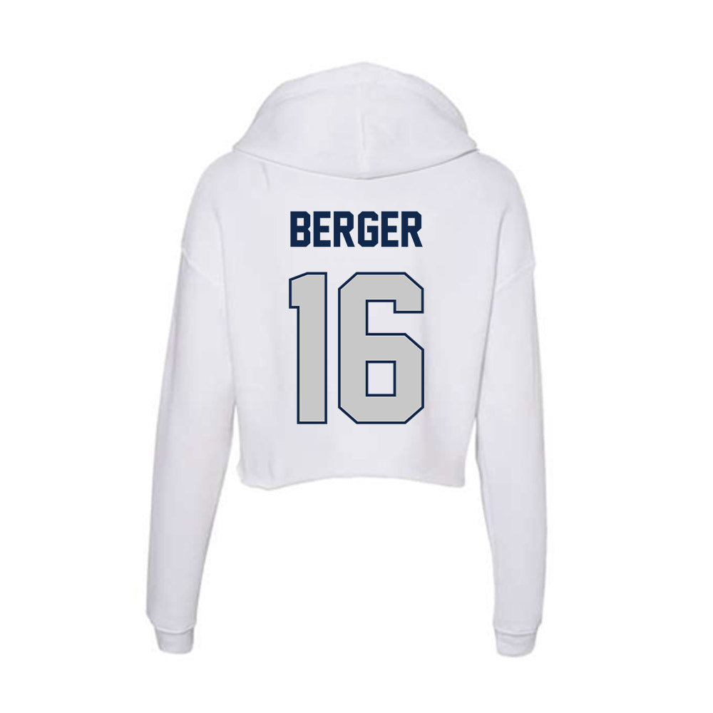 Butler - NCAA Softball : Maren Berger - Women's Crop Fleece Hoodie-1