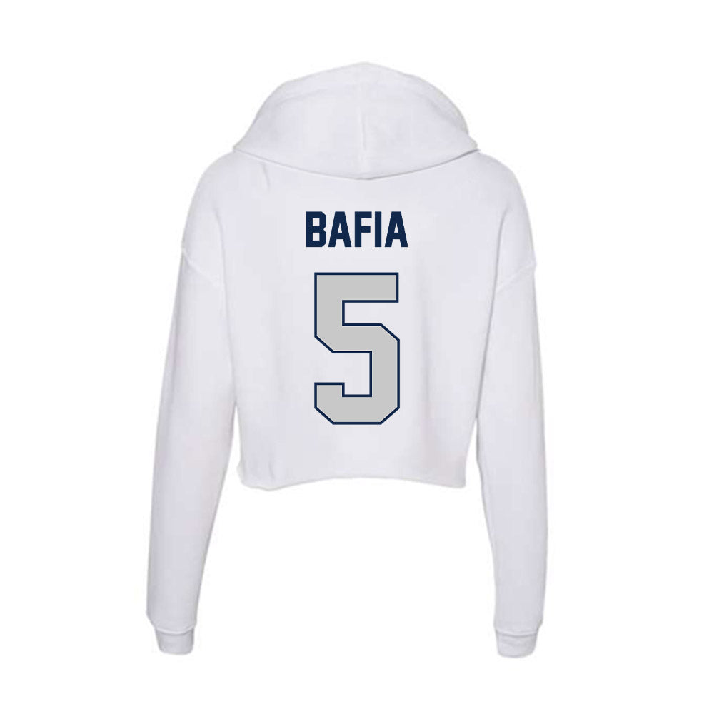 BU - NCAA Football : Nick Bafia - Women's Crop Fleece Hoodie-1