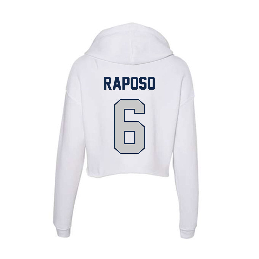 Butler - NCAA Men's Soccer : Bernardo Raposo - Women's Crop Fleece Hoodie-1