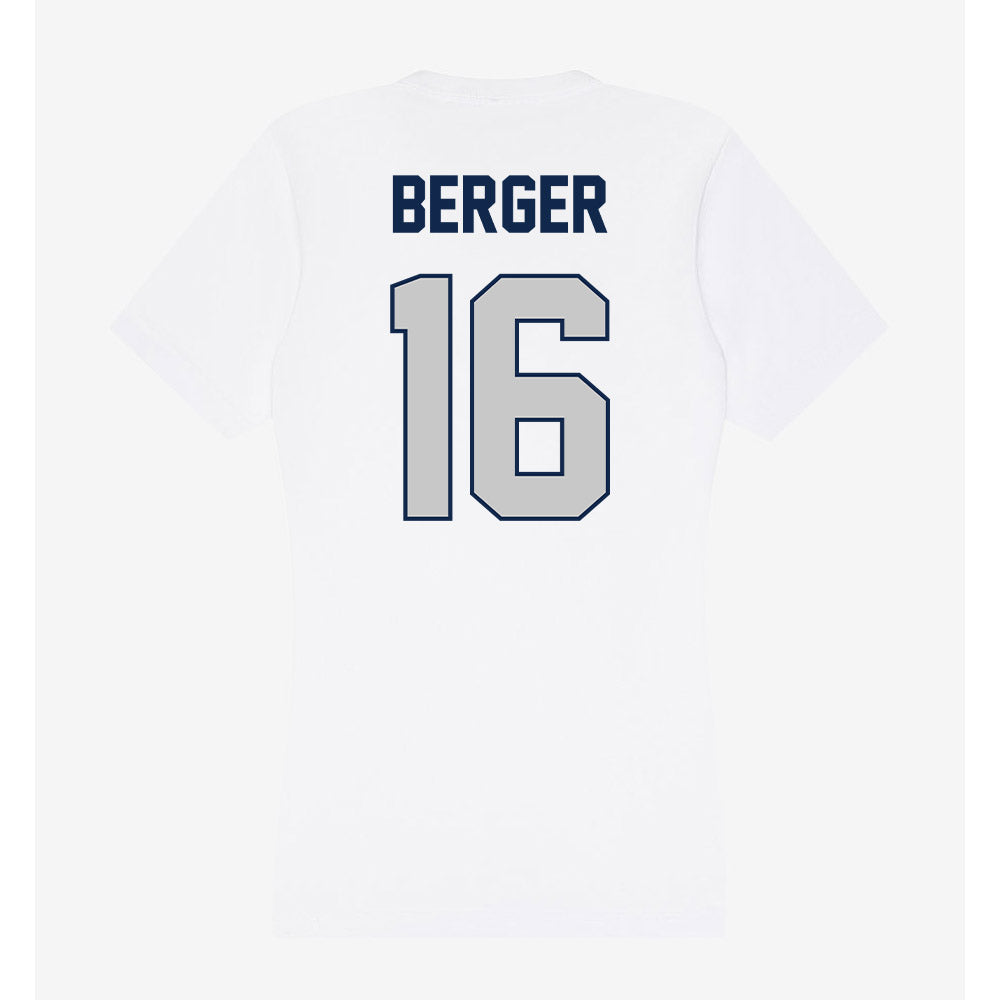 Butler - NCAA Softball : Maren Berger - Women's V-Neck T-Shirt-1