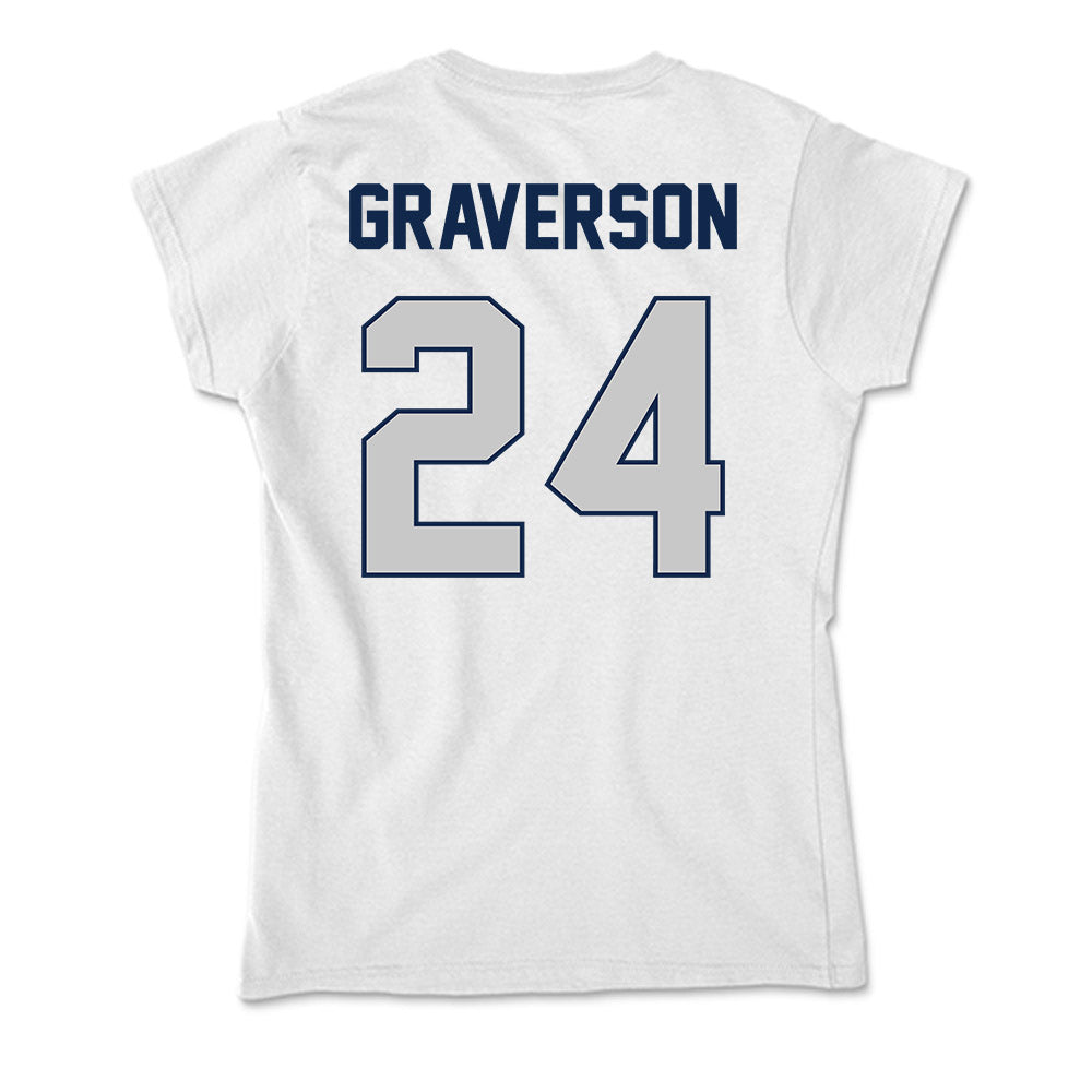 BU - NCAA Baseball : Cole Graverson - Soft Style Women’s T-Shirt-1