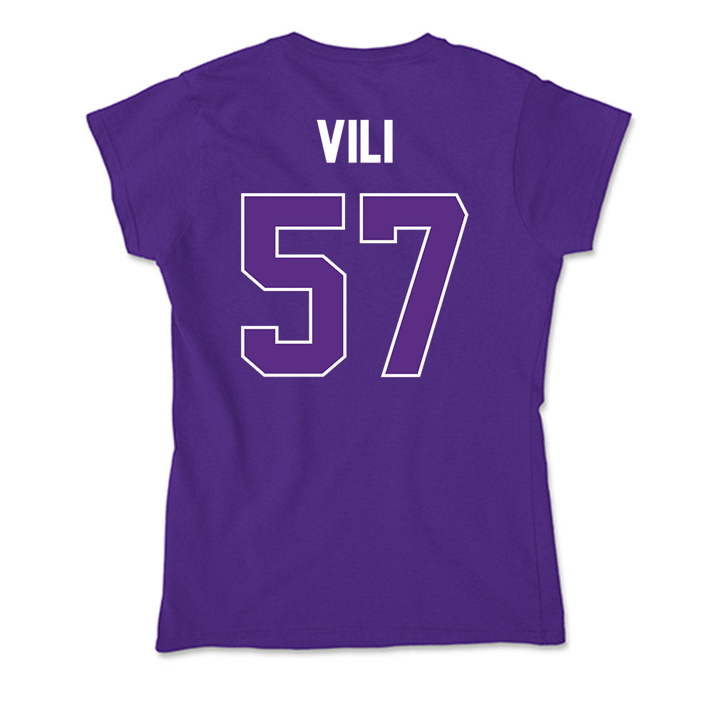 North Alabama - NCAA Football : Fred Vili - Soft Style Women’s T-Shirt-1