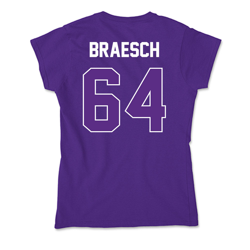 North Alabama - NCAA Football : Dominic Braesch - Soft Style Women’s T-Shirt-1