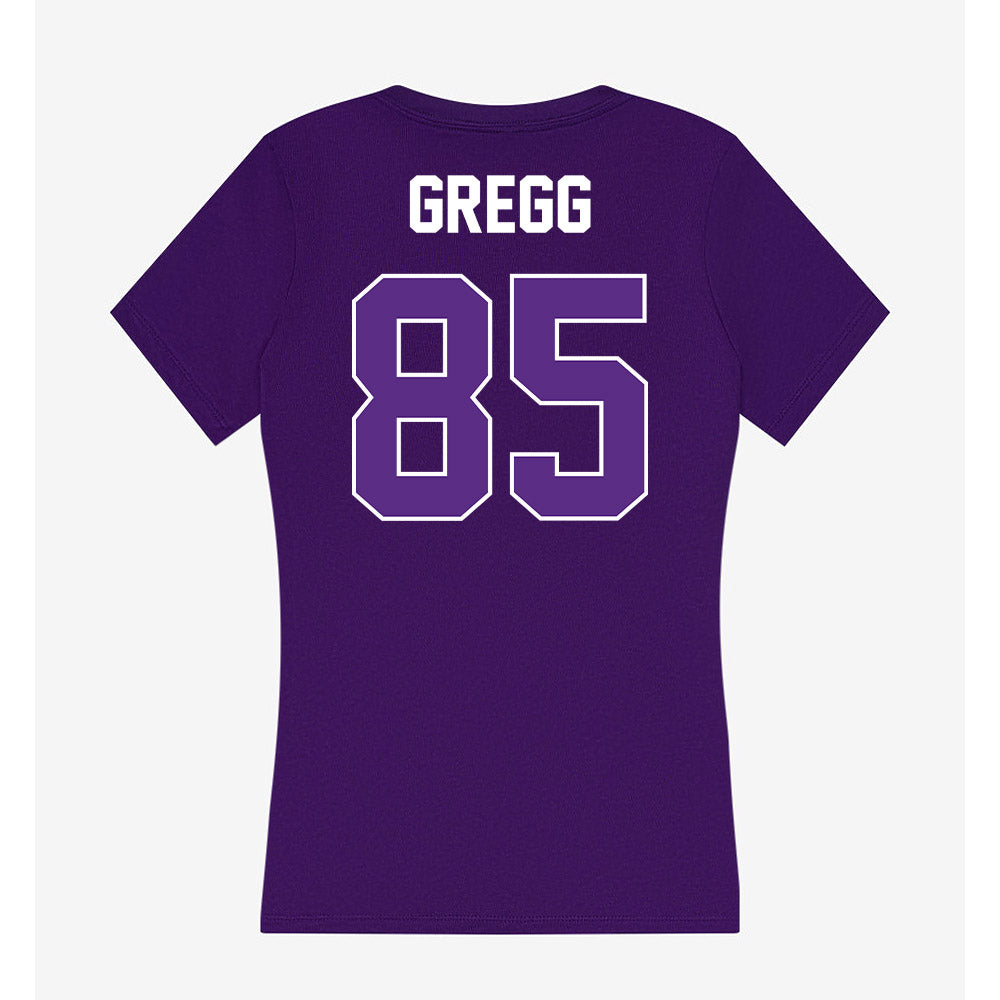 North Alabama - NCAA Football : Noah Gregg - Women's V-Neck T-Shirt-1