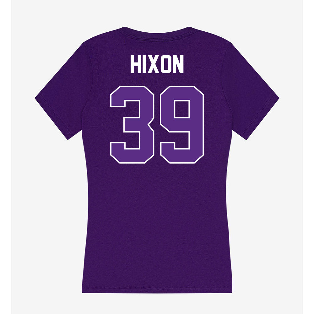 North Alabama - NCAA Football : Josiah Hixon - Women's V-Neck T-Shirt-1