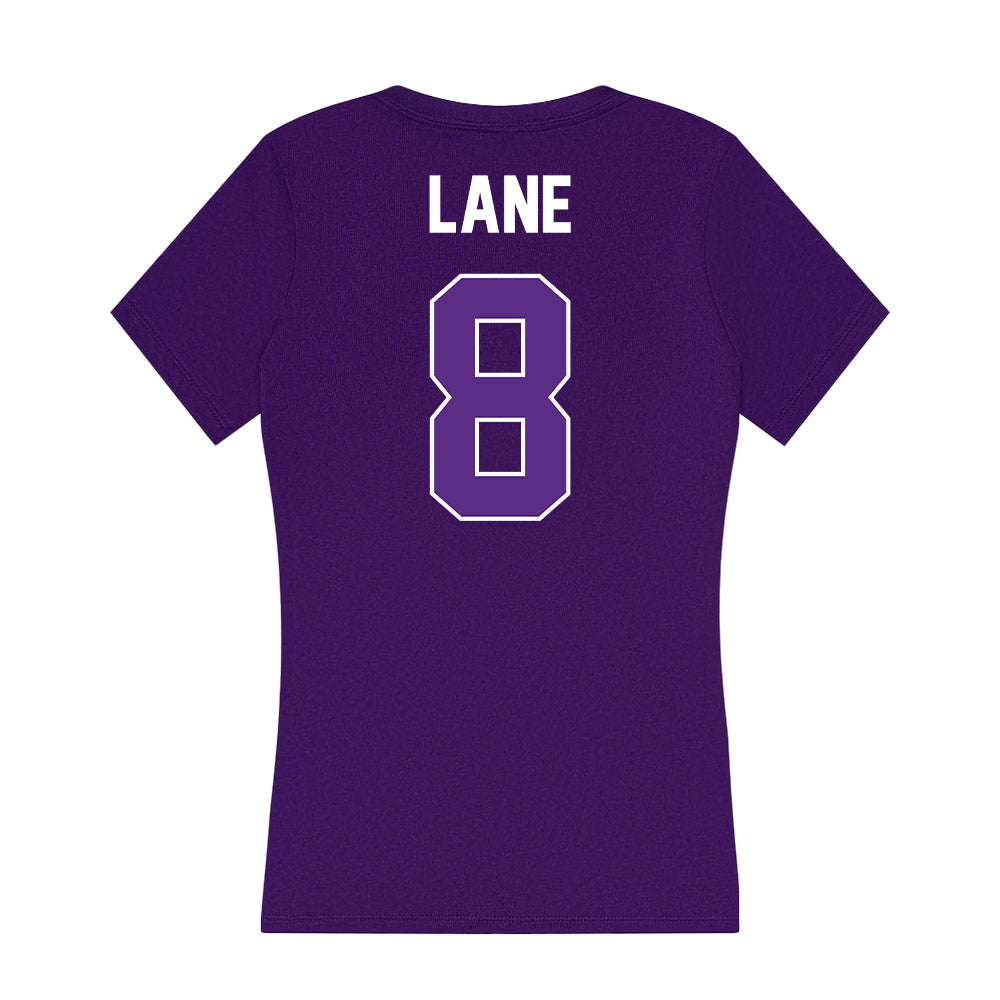 North Alabama - NCAA Baseball : Jonathan Lane - Women's V-Neck T-Shirt-1