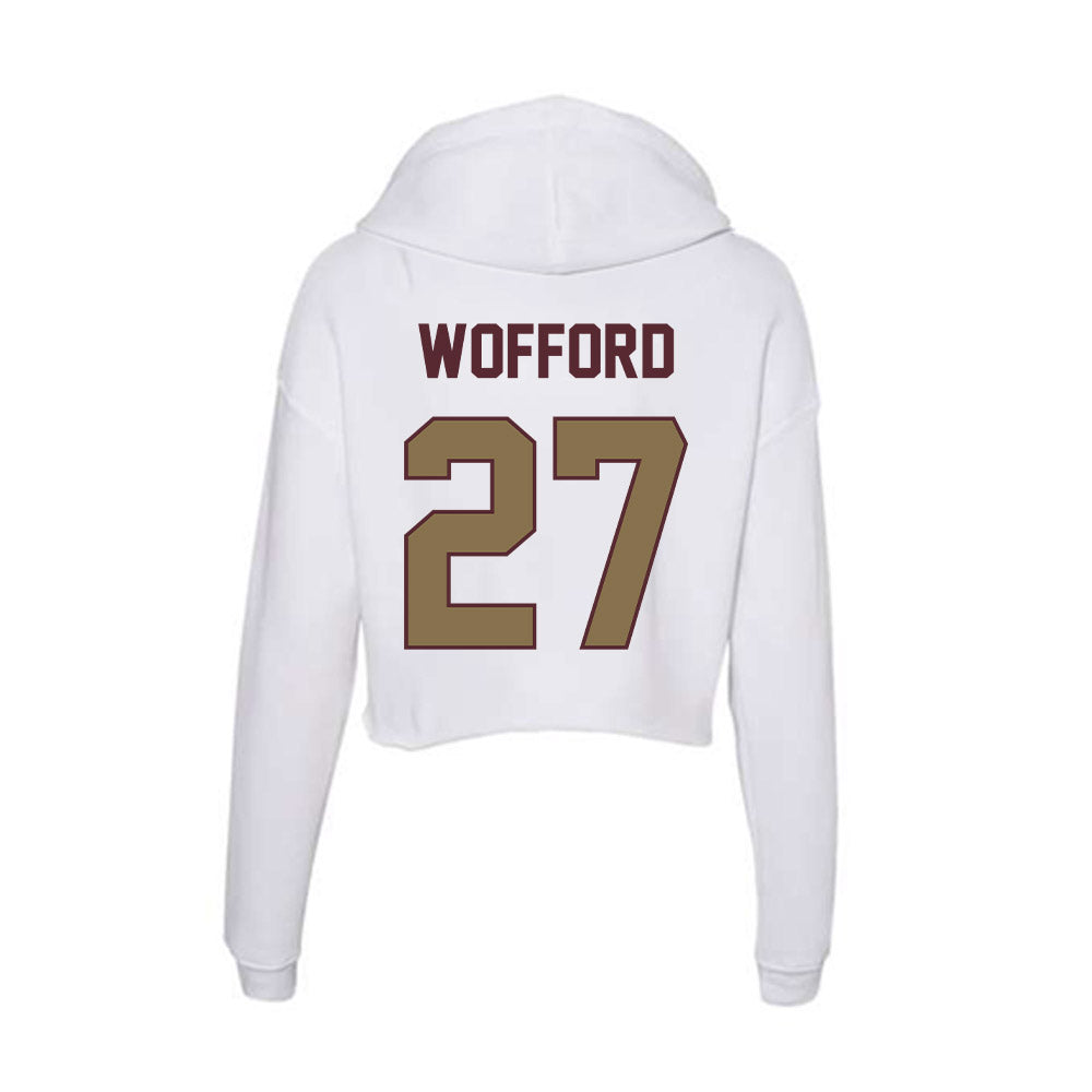 Texas State - NCAA Baseball : Otto Wofford - Women's Crop Fleece Hoodie-1