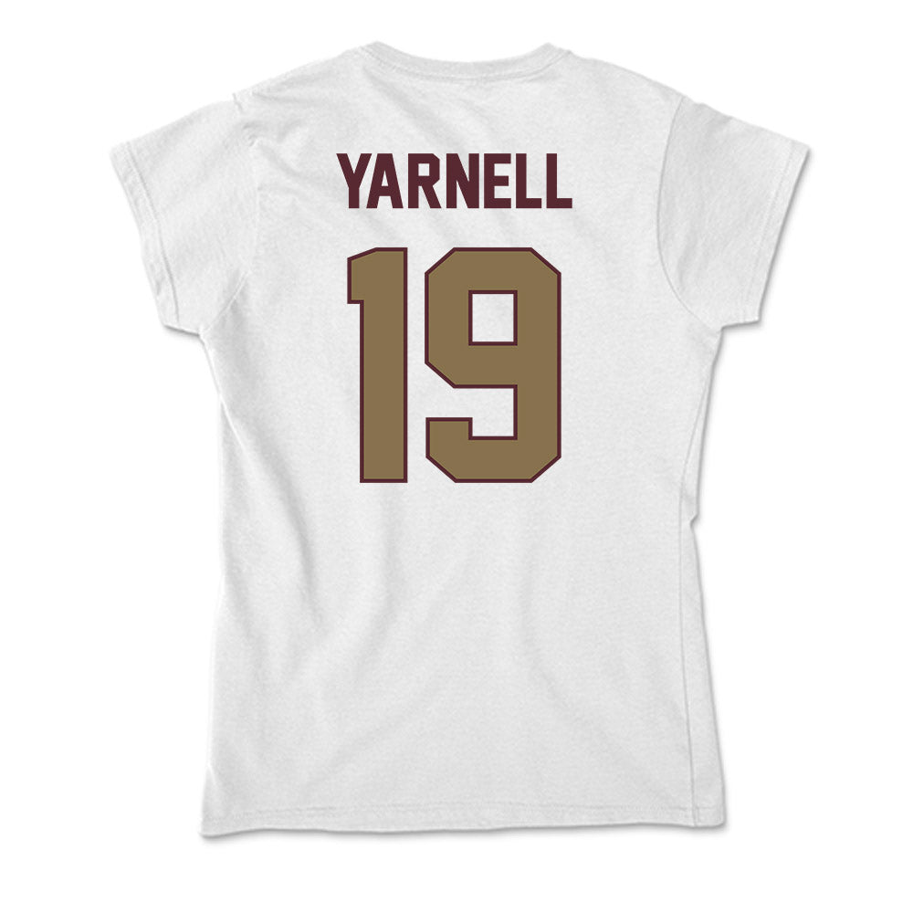 Texas State - NCAA Football : Nathaniel Yarnell - Soft Style Women’s T-Shirt-1