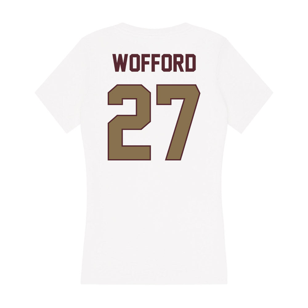 Texas State - NCAA Baseball : Otto Wofford - Women's V-Neck T-Shirt-1