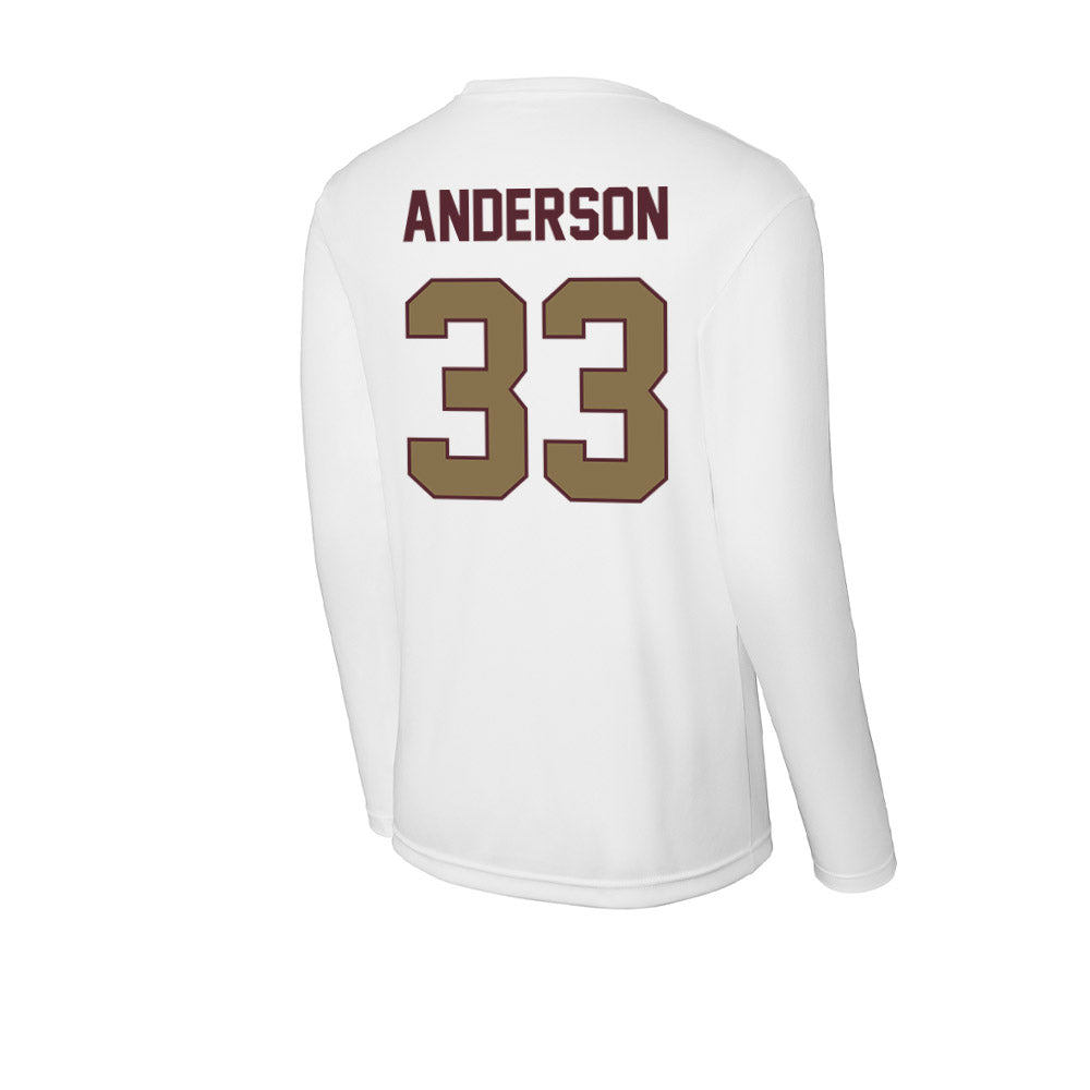 Texas State - NCAA Women's Basketball : Kyra Anderson - Activewear Long Sleeve T-Shirt-1