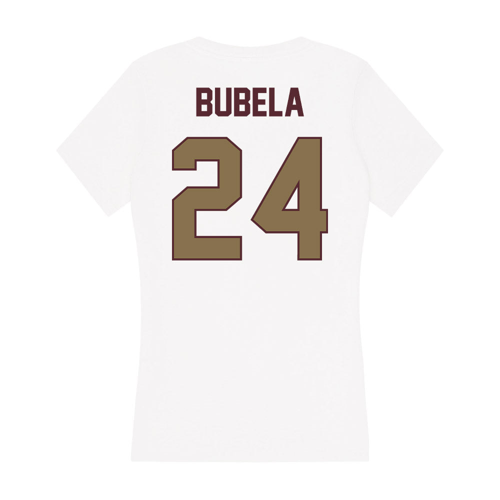 Texas State - NCAA Softball : Kate Bubela - Women's V-Neck T-Shirt-1