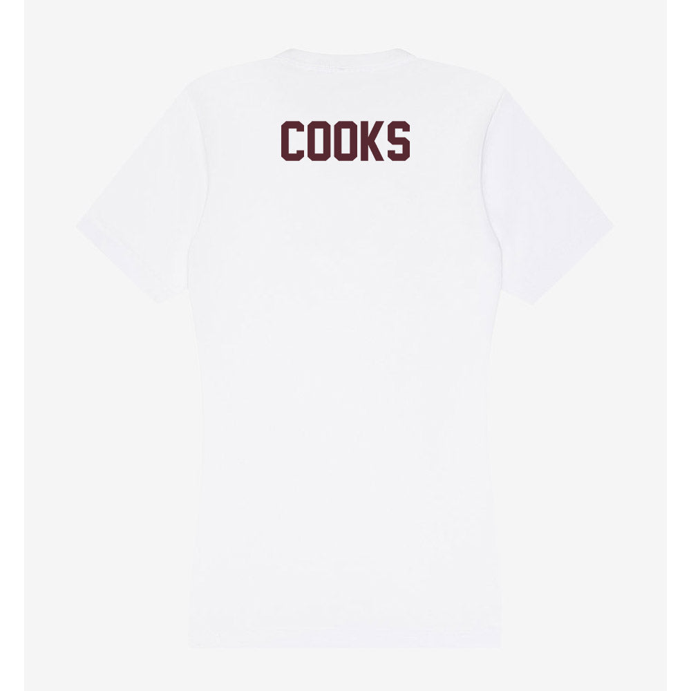 Texas State - NCAA Women's Tennis : Stoney Cooks - Women's V-Neck T-Shirt-1