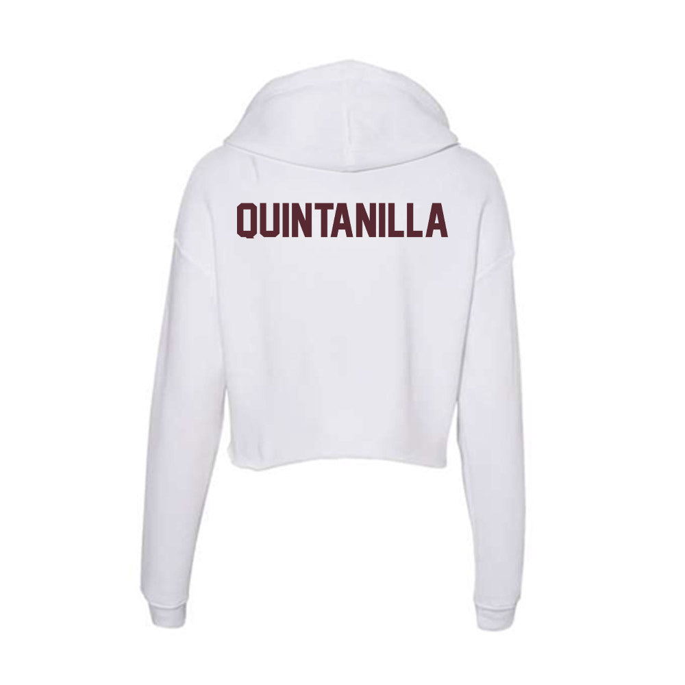 Texas State - NCAA Women's Golf : Grace Quintanilla - Women's Crop Fleece Hoodie-1