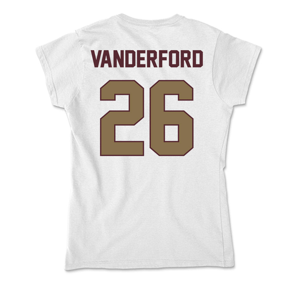 Texas State - NCAA Softball : Sara Vanderford - Soft Style Women’s T-Shirt-1